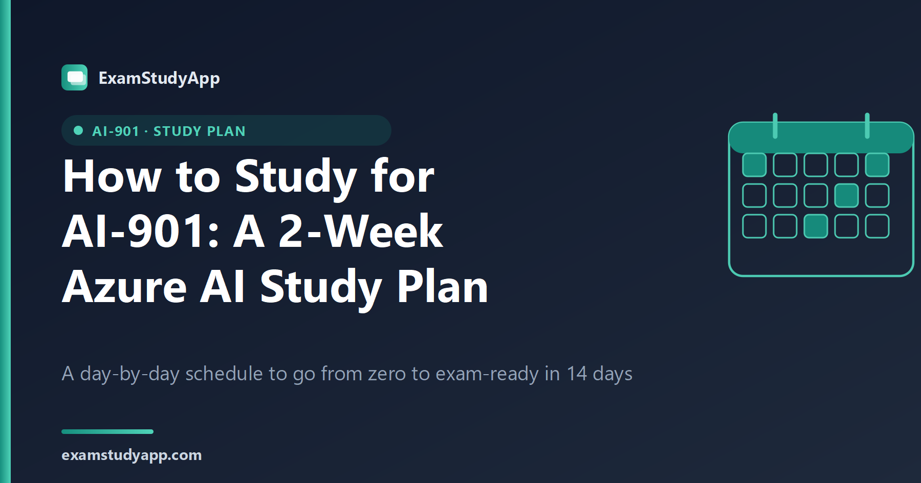 How to Study for AI-901: A 14-Day Azure AI Fundamentals Study Plan